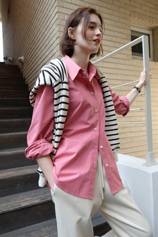 Camisa Suelta Casual para Mujer - Diseño Moderno y Versátil - Image 7