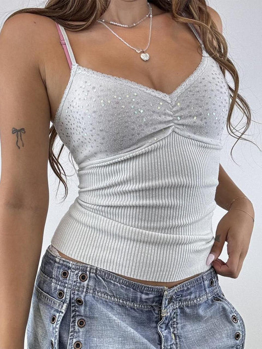 Chaleco Ajustado de Color Liso con Estilo Temperamento Sexy - Image 16