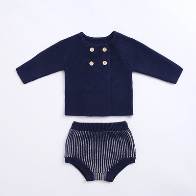 Conjunto de Dos Piezas de Suéter Tejido para Bebé - Image 10