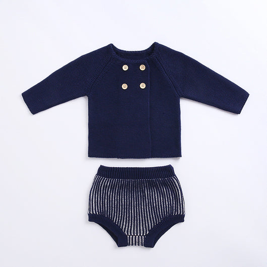 Conjunto de Dos Piezas de Suéter Tejido para Bebé - Image 10