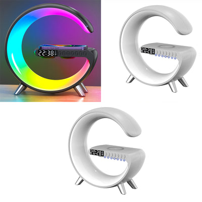 Lámpara LED Inteligente G con Altavoz Bluetooth, Cargador Inalámbrico y Control por App - Image 22