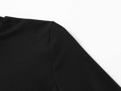 Polera Cuello Alto Retro Tencel Lycra Manga Media - Suave y Versátil - Image 25