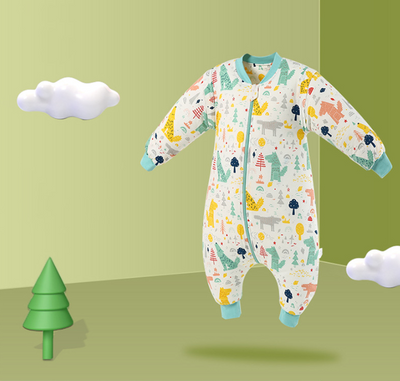 Saco de Dormir para Bebé con Patrón Cartoon y Perneras Separables - Image 14