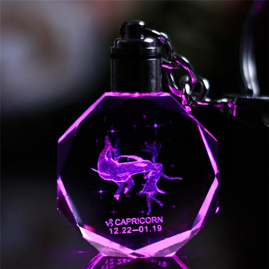 Llavero de Cristal Brillante con Colgante LED - Image 16
