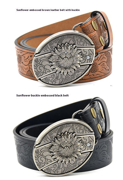 Cinturón de Cuero con Grabado Personalizado y Hebilla Suave - Image 47