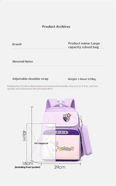 Mochila Escolar Ergonómica de Gran Capacidad con Protección Espinal - Image 10