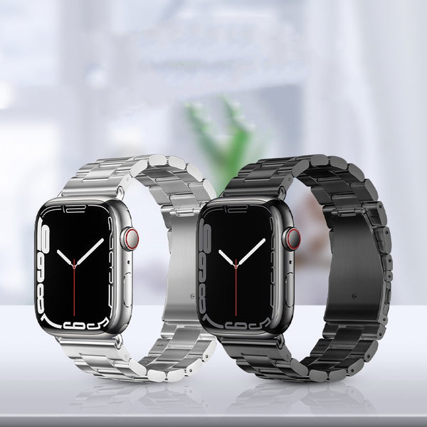 Pack de 3 Correas Metálicas de Acero Inoxidable para Reloj