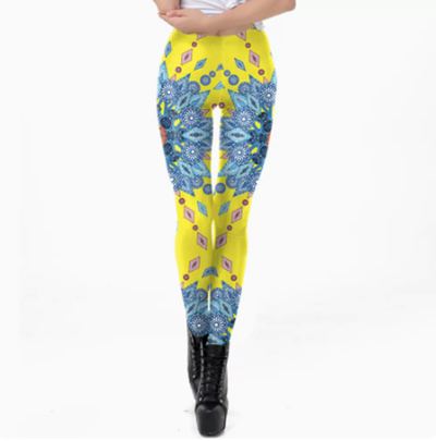 Leggins Deportivos Estampados Digitales para Mujer - Diseño Europeo y Americano