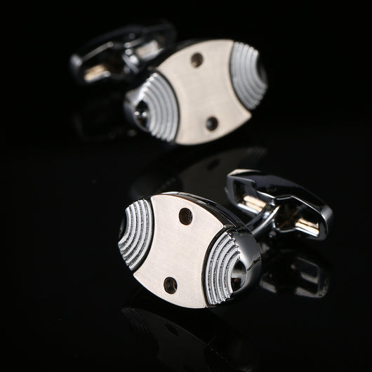 Gemelos Forma Pez Serie Revolución Industrial para Hombre - Image 3