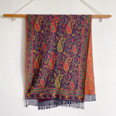 Chal Étnico de Cachemira Artificial para Mujer - Estilo Bohemio - Image 7