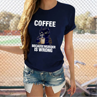 Playera Gráfica Gatos Adorables Cuello Redondo Manga Corta - Image 7