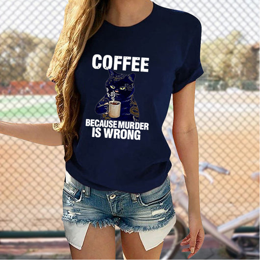 Playera Gráfica Gatos Adorables Cuello Redondo Manga Corta - Image 7