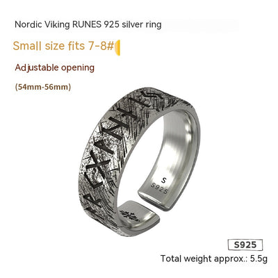 Anillo de Letras Nórdicas Viking - Image 7