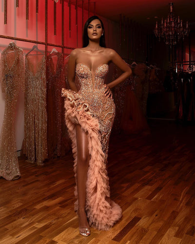 Vestido Tubo Brillante con Lentejuelas - Image 4