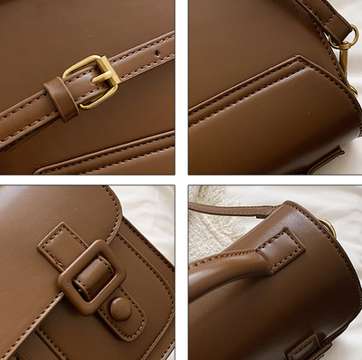Bolso Mensajero Estilo Británico para Mujer con Correa Ajustable - Image 11
