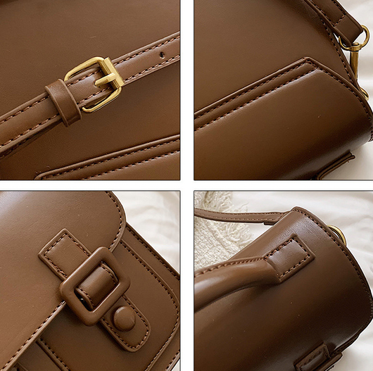 Bolso Mensajero Estilo Británico para Mujer con Correa Ajustable - Image 11