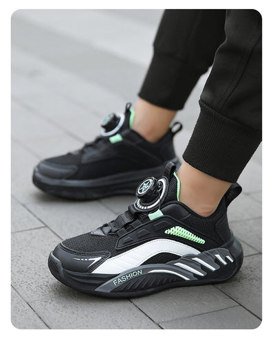 Zapatillas de Otoño Antideslizantes con Suela Flexible y Cierres Giratorios para Niños y Adolescentes - Image 30