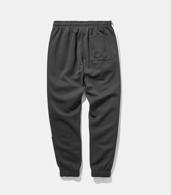 Pantalones de Chándal Retro para Hombre con Cintura Elástica y Franjas Laterales