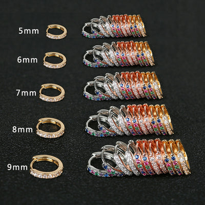 Aretes Diamante Mini Redondos - Elegancia Discreta - Image 2