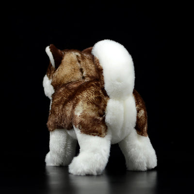 Peluche Husky Marrón Realista - Juguete de Simulación Premium - Image 11