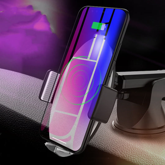 Cargador Inalámbrico para Auto con Soporte Creativo - Image 3