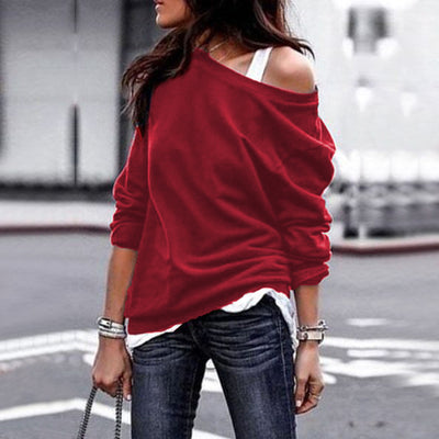 Blusa Clásica de Cuello Redondo y Manga Larga - Image 6