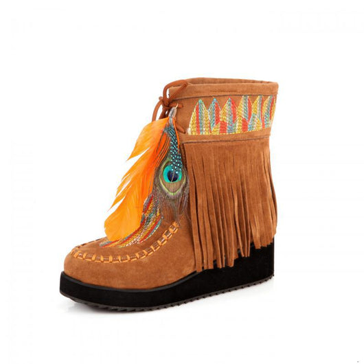 Botas Cortas Estilo Nacional para Mujer con Suela Reforzada - Image 4