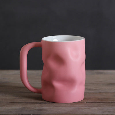 Taza Azul Klein Grande de Cerámica Maciza - Capacidad Amplia - Image 11