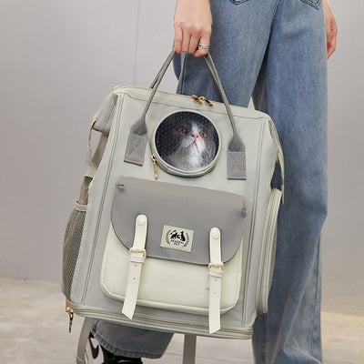 Mochila Transportadora para Gatos de Gran Capacidad Respirable - Image 6