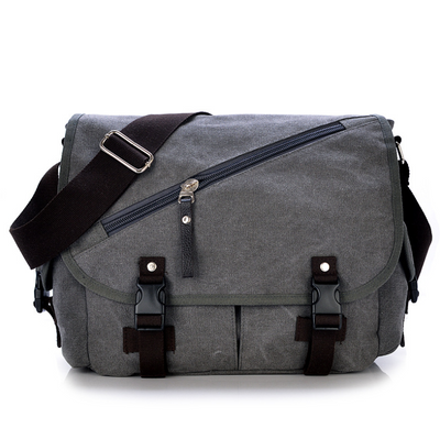 Bolsa de Lona para Hombre con Correa de Hombro - Image 4