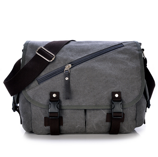 Bolsa de Lona para Hombre con Correa de Hombro - Image 4