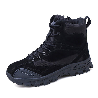 Botas Militares de Cuero para Hombre - Impermeables y Cálidas para Invierno - Image 7