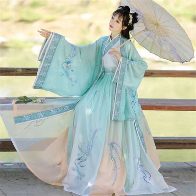 Vestido Ruqun Cruzado Ajustado a la Cintura - Estilo Hada para Primavera y Verano - Image 6