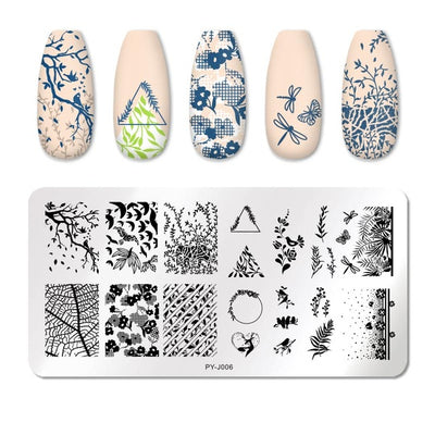 Placa de Estampado para Manicura en Acero Inoxidable - Image 5