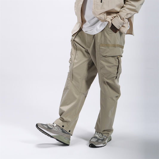 Pantalón Overol Funcional Americano con Múltiples Bolsillos y Pliegues - Image 2