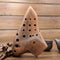 Ocarina de Tres Tubos Afinación Do - Sonido Medio Profesional