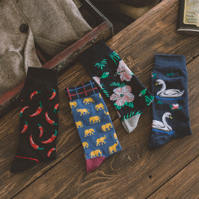 Calcetines Retro Británicos Premium - Caja de Regalo Creativa para Hombre - Image 14