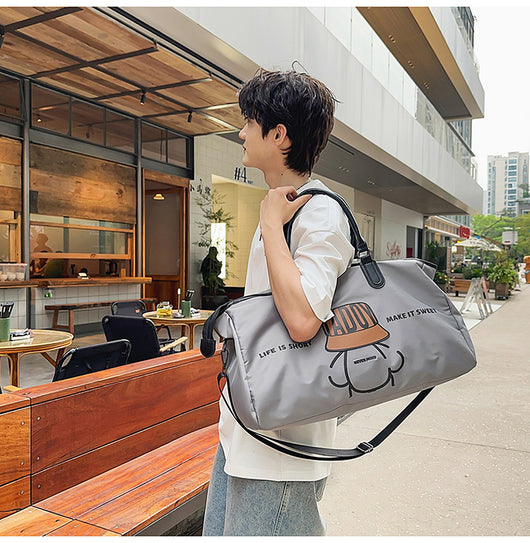 Bolsa de Viaje para Hombre 2025 Gran Capacidad con Separación Seco-Húmedo Fitness - Image 39
