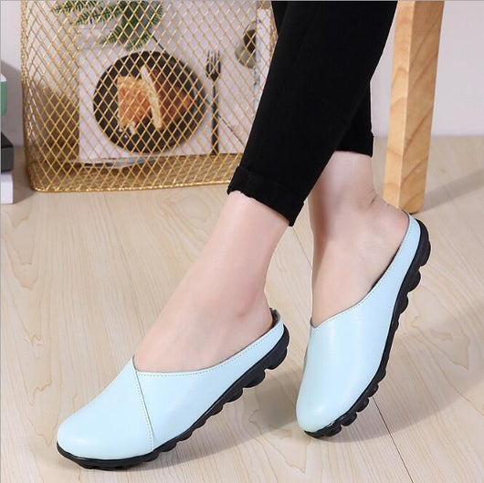 Zapatos casuales de cuero para mujer - Image 10