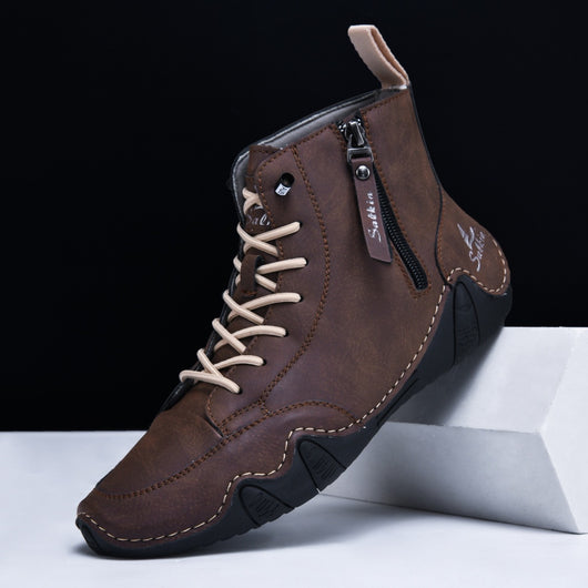 Botas Altas Artesanales para Hombre - Estilo Casual y Cómodo - Image 16