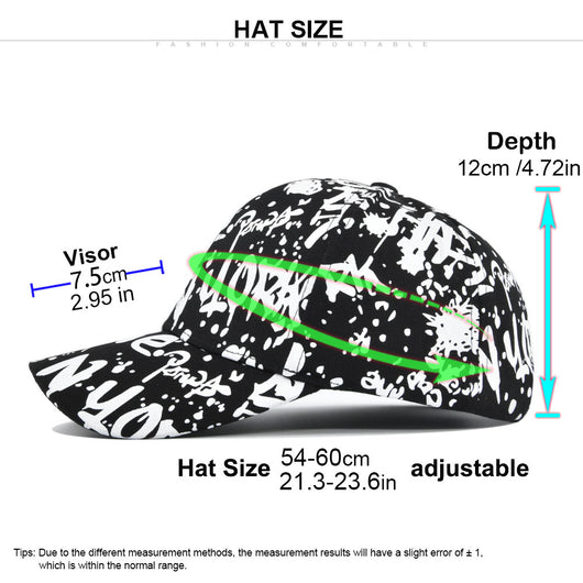 Gorra de Béisbol con Estampado Graffiti - Versátil y de Moda - Image 6