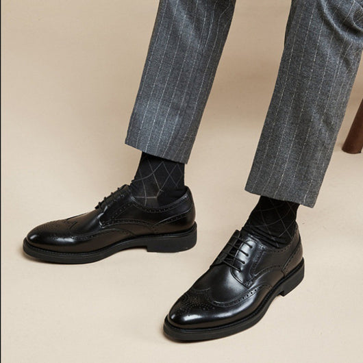 Zapatos de Cuero Grabado Oxford para Hombre - Calzado Formal Ejecutivo - Image 2
