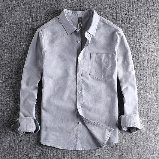 Camisa Casual de Algodón para Hombre - Image 28