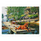 Cuadro Diamante Pintura Perro Lago - Bordado Redondo DIY