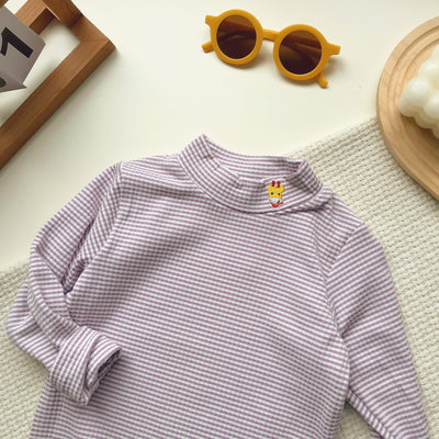 Camiseta Base Infantil Arcoíris Colores Pastel