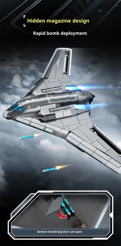 Modelo de Ensamblaje Bombardero Estratégico Serie Militar 202272 - Image 9