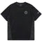Playera de Hombre con Parches Bordados y Diseño Patchwork