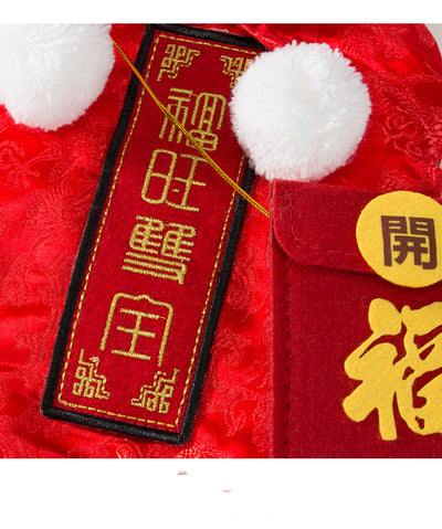 Ropa Festiva de Año Nuevo para Perros Pequeños y Gatos - Diseño de Dos Patas - Image 7