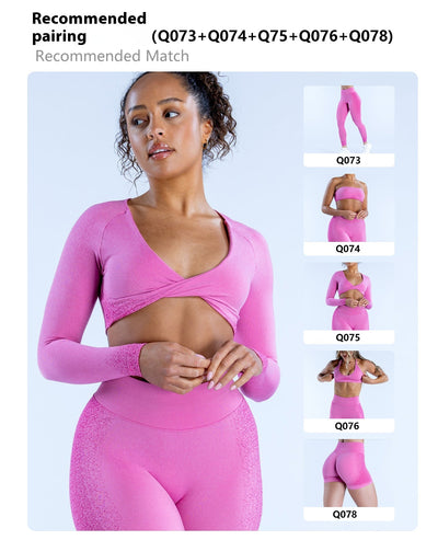 Playera Deportiva Yoga Manga Corta y Larga Ajustable - Image 18