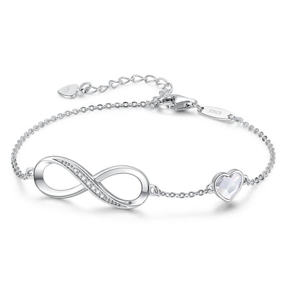 Pulsera de Plata Esterlina para Mujer - Amor Eterno Minimalista - Image 22